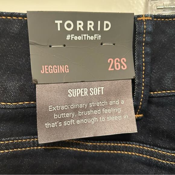 Torrid Jegging Skinny Super Soft High-Rise Jeans 26S NWT - Picture 8 of 10